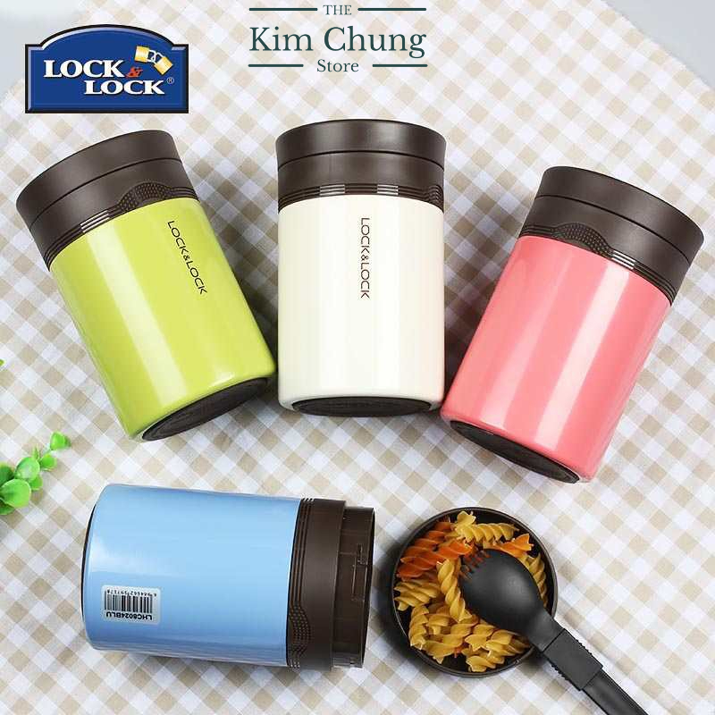 Bình ủ cháo giữ nhiệt inox Lock&lock LHC8024 500ml