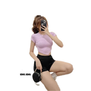 Áo thun gân khoét 2 bên eo