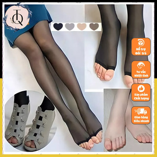 Quần tất nữ sk, xỏ ngón, hở ngón, quần 6d không bị rút chỉ, dai, bền, thật chân.