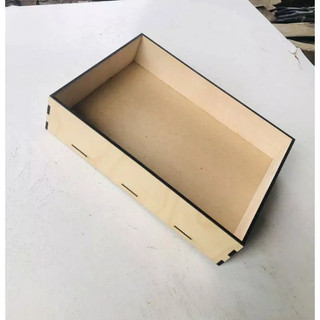 Khay hộp đựng gỗ quà tết chữ nhật