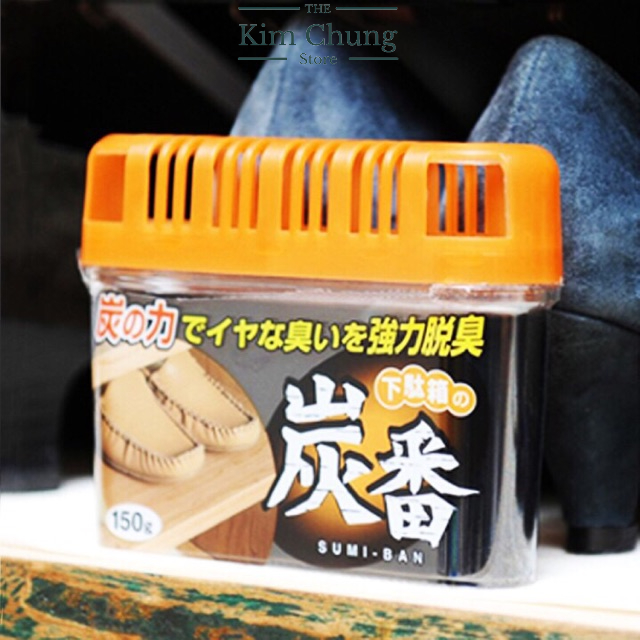 Hộp khử mùi tủ giày Kokubo than hoạt tính Nhật Bản