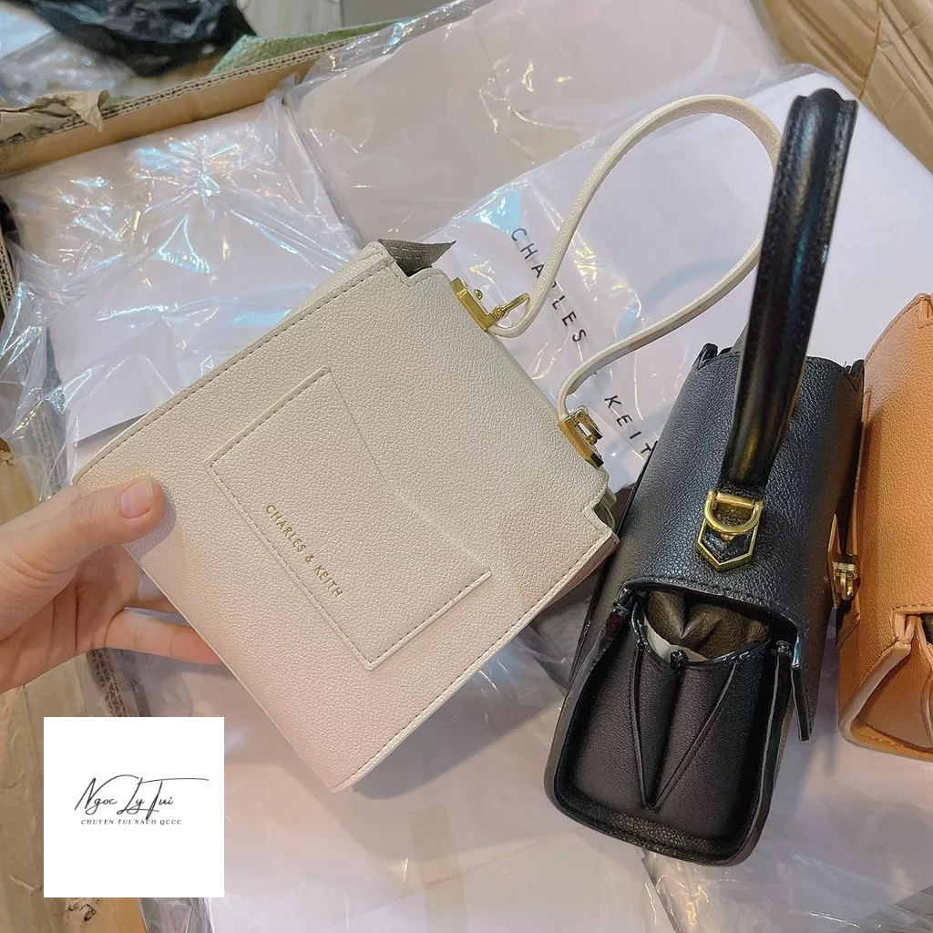 Túi CNK dáng đứng  kèm dây xích + dây đeo chéo
