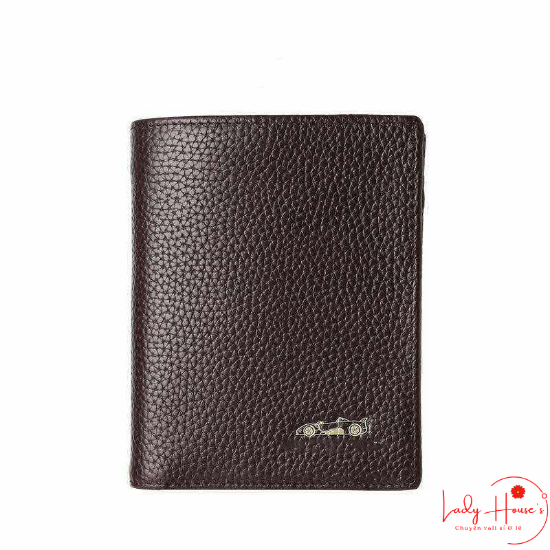 Ví Nam Da Bò Thật Dáng Đứng Vân Hạt Mềm Cao Cấp Sang Trọng 2 Màu Đen - Nâu Y Hình _ HÀNG MỚI VỀ
