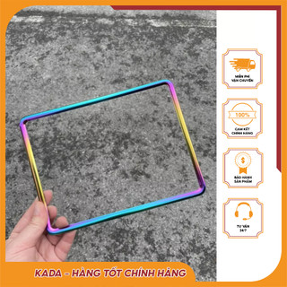 Khung viền biển số xe cho xe máy titan 7 màu - chống nước, bảo vệ biển số xe – không rỉ bền đẹp