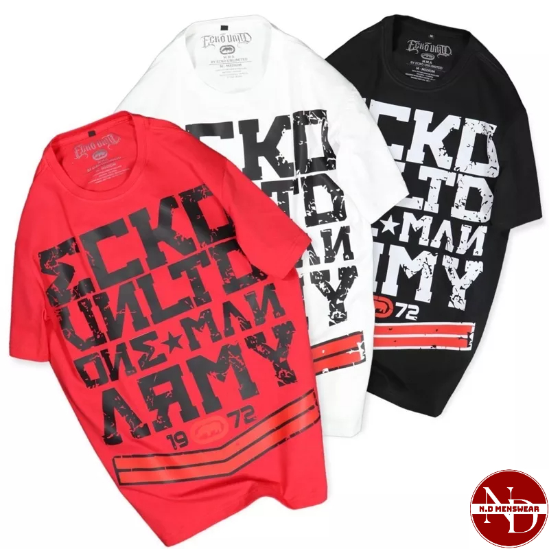 ÁO THUN NAM CỔ TRÒN ECKO ARMY - N.D MENSWEAR