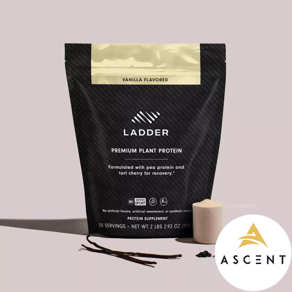 LeBron James và Arnold Premium Plant Protein + chiết xuất cherry LADDER