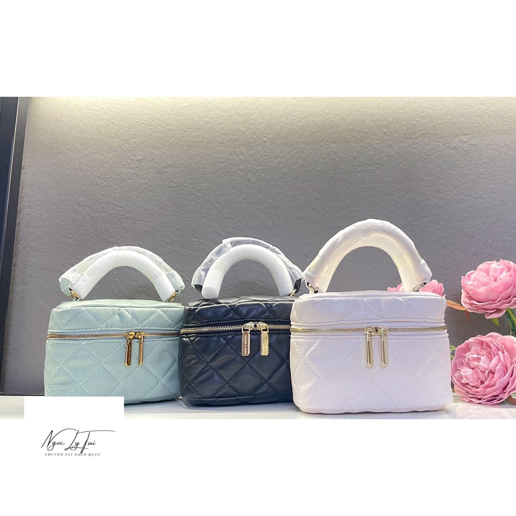 Túi cốp cnk có quai trám mini  4 màu sẵn kho full box túi vải rút  - T05