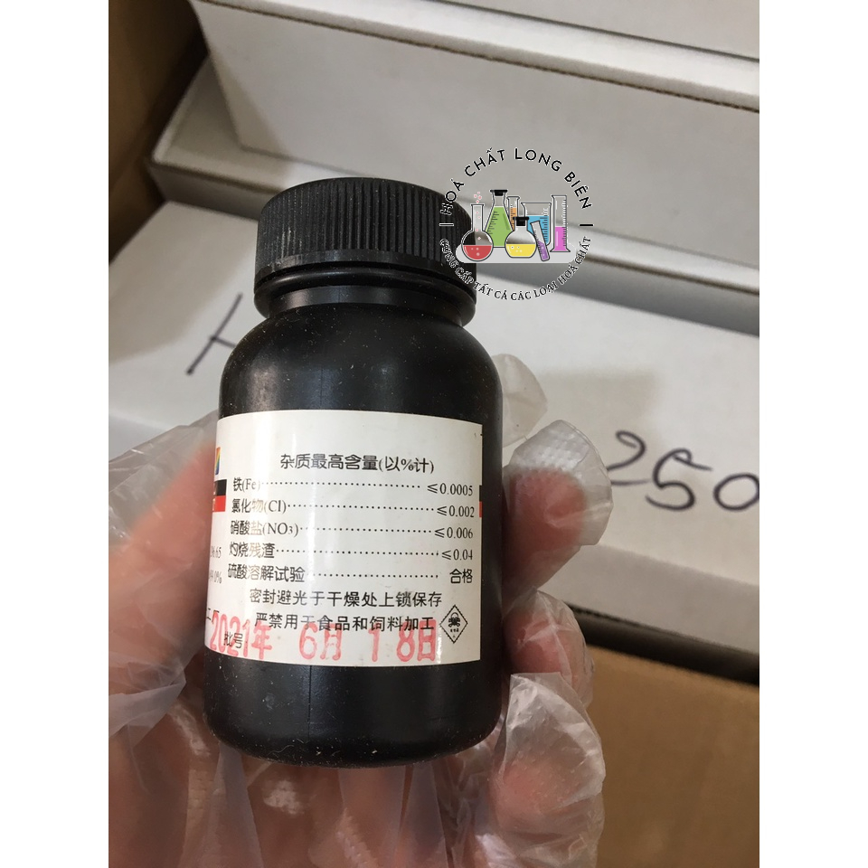 Hóa chất  Mercury Sulfate HgSO4             cas:7783-35-9              chai 100g