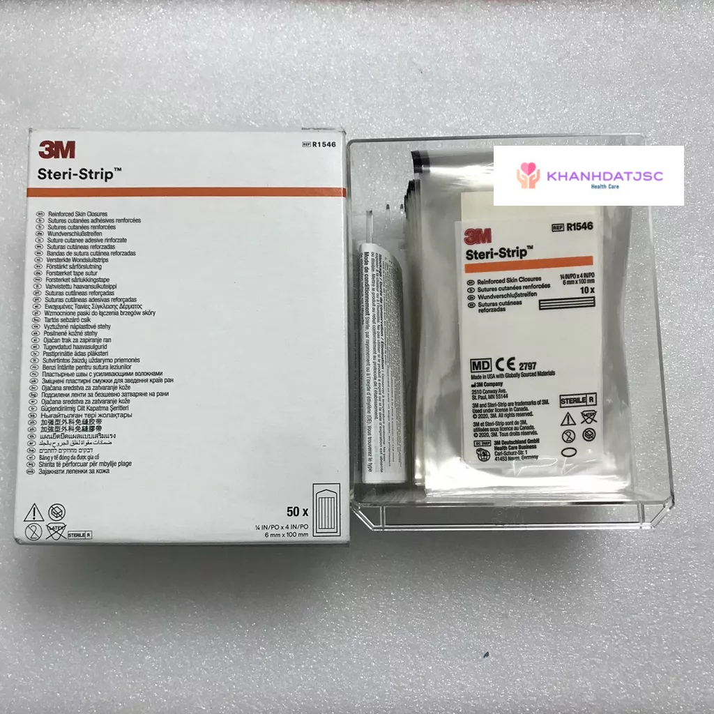 Băng y tế thay chỉ khâu da 3M STERI – STRIP R1546, R1547