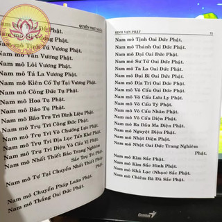 Sách - Kinh Vạn Phật (bìa da)