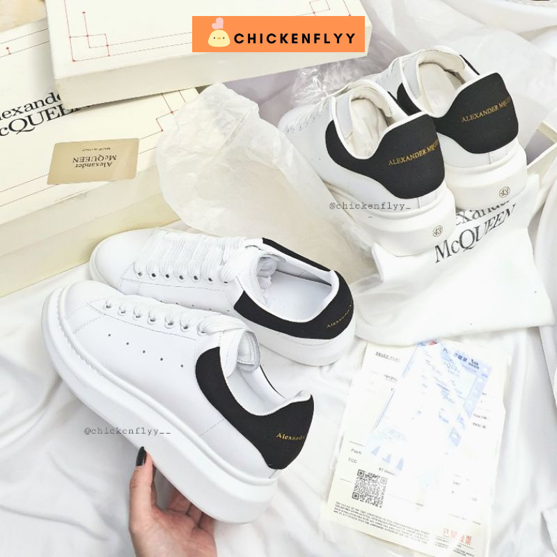<1:1> CÓ SẴN GIÀY MC1QUEEN TRẮNG ĐEN Fullbox
