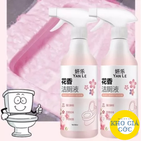 Chai xịt tẩy rửa bồn cầu, nhà vệ sinh đa năng siêu sạch hương nước hoa khử khuẩn 500ml