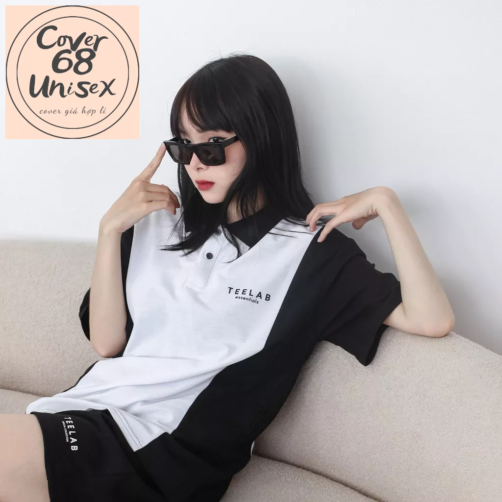 Áo Polo Nam Nữ ngắn tay chất cotton Unisex Teelab Essentials Line AP001 hàng cover