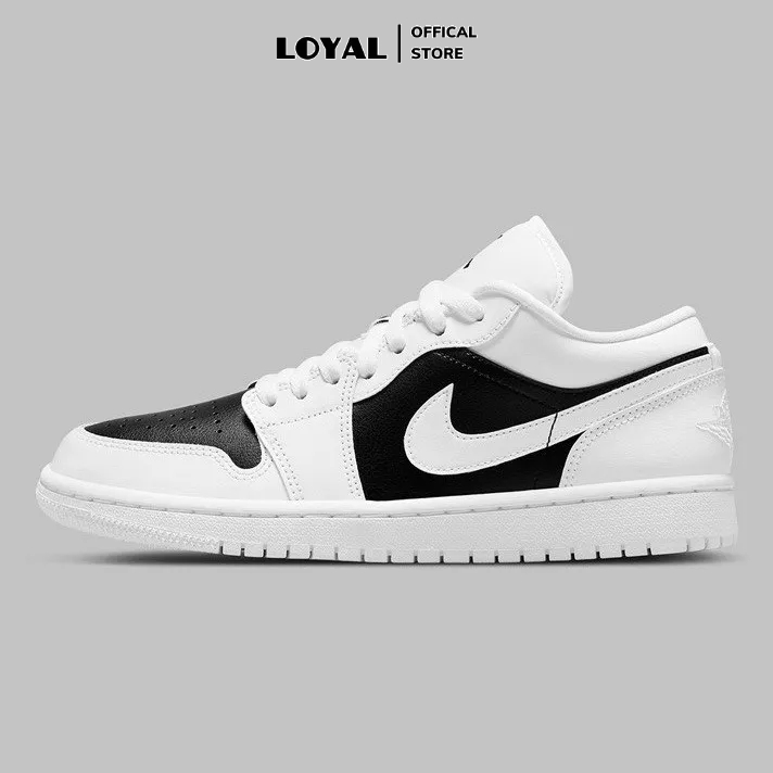 Giày Thể thao Jordan Low Trắng Đen Cổ Thấp Bản Quản Châu Cao Cấp - Giày Sneakers AIR JORDAN 1 Low Black and White