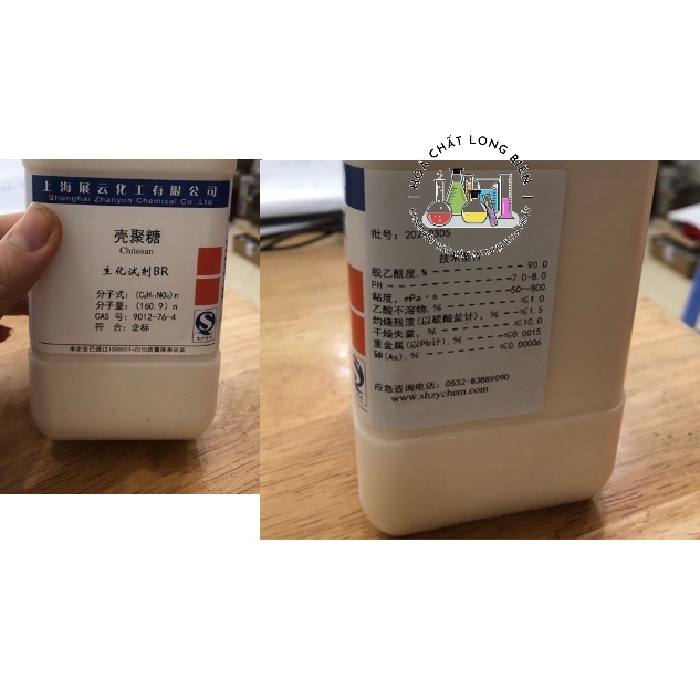 Hoá chất Chitosan CAS 9012-76-4, chai 250g
