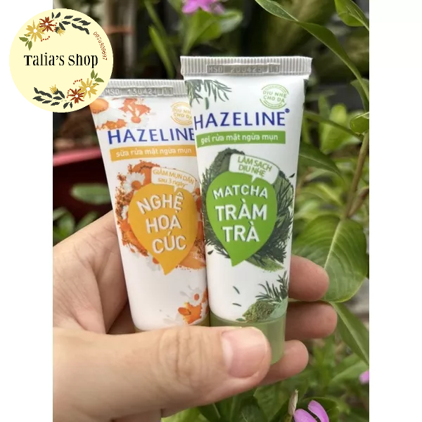 15g - Gel rửa mặt Hazeline Matcha tràm trà cho DA DẦU MỤN, NHẠY CẢM