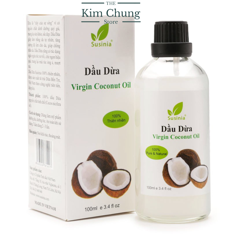 Dầu dừa nguyên chất Susinia 100ml