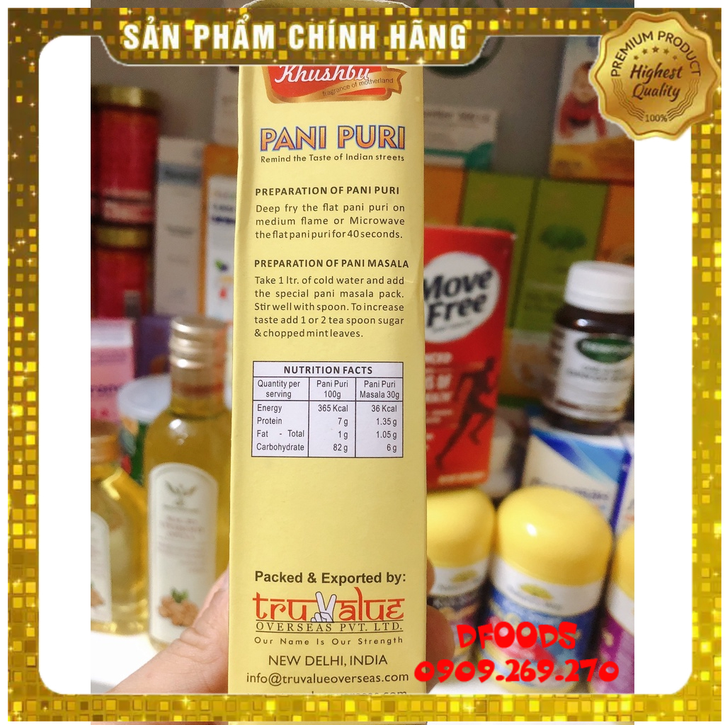 Bánh phồng chiên MITTI Pani Puri