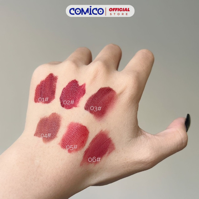 Son Herorange Nội Địa Trung Kem Lì Đỏ Nâu Siêu Mịn COMICO SM30