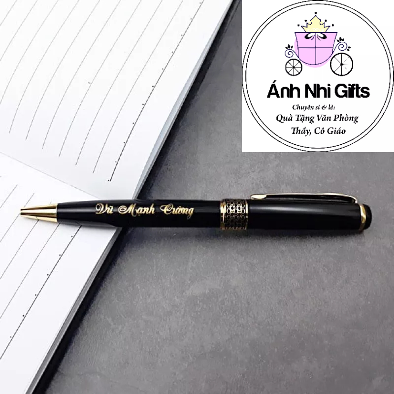 Bút xoay khắc tên - quà tặng văn phòng, doanh nghiệp, thầy cô giáo