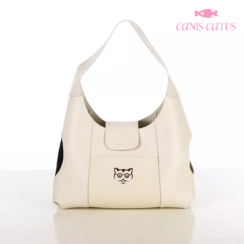 Túi xách Chó Mèo thời trang kèm dây bảo vệ và dây dẫn tích hợp bảo vệ anh toàn cho bé khi di chuyển, balo cho chó và mèo