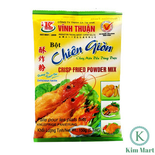 Bột chiên giòn Vĩnh Thuận gói 150g tiêu chuẩn xuất khẩu Châu âu