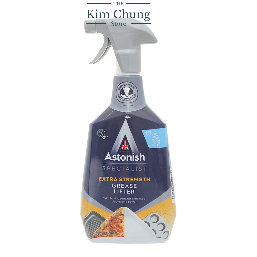 Chai tẩy dầu mỡ cháy khét Astonish C6750 750ml Anh Quốc