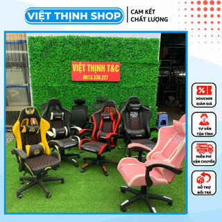 Ghế game, ghế livetream chơi game dày dặn, nâng hạ, ngả lưng