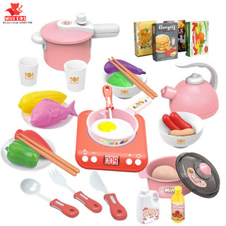 Đồ chơi nấu ăn nhà bếp size đại có hiệu ứng bếp tạo cảm giác thật cho bé tập nấu nướng