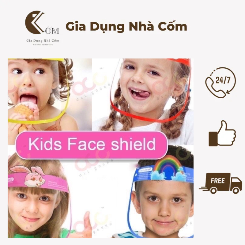 Kính chống dịch, kính chống giọt bắn Faceshield em bé chính hãng BOPA