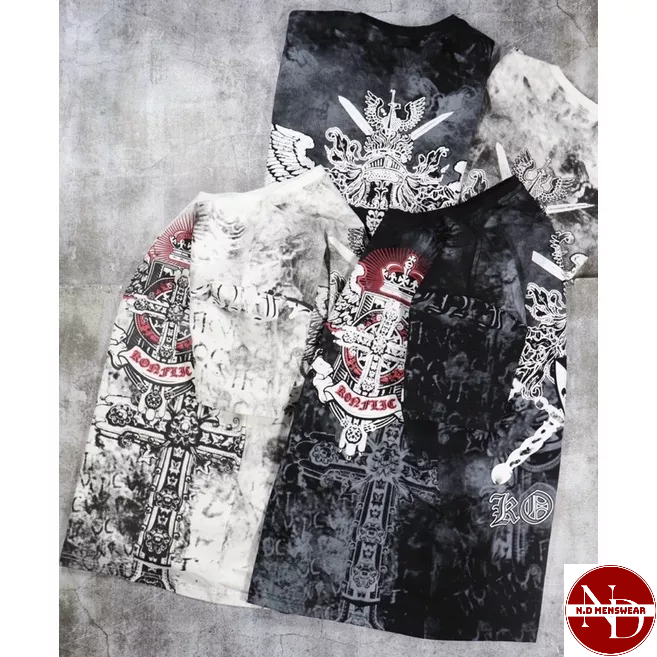 ÁO THUN NAM CỔ TRÒN HOẠ TIẾT - N.D MENSWEAR