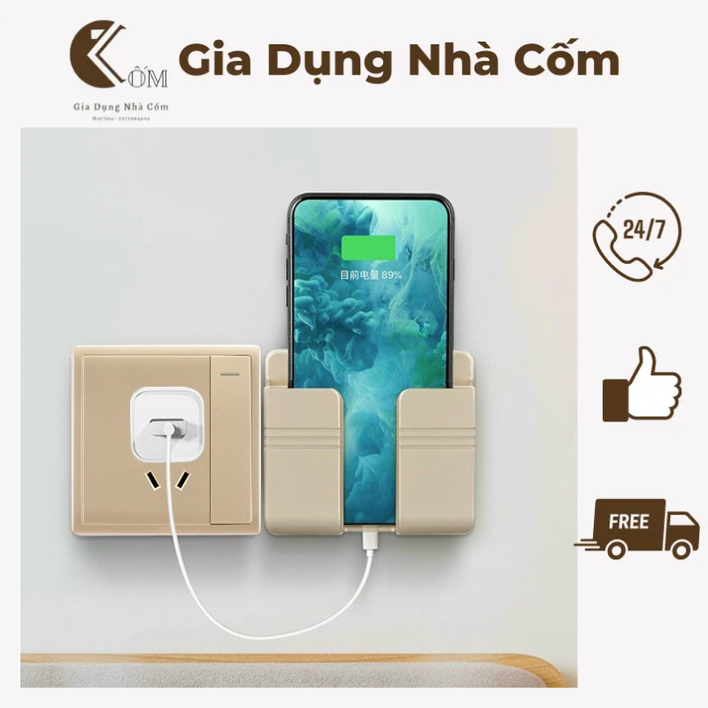 giá đỡ điện thoại gián tường , khi sạc , để điện thoại , điều khiển
