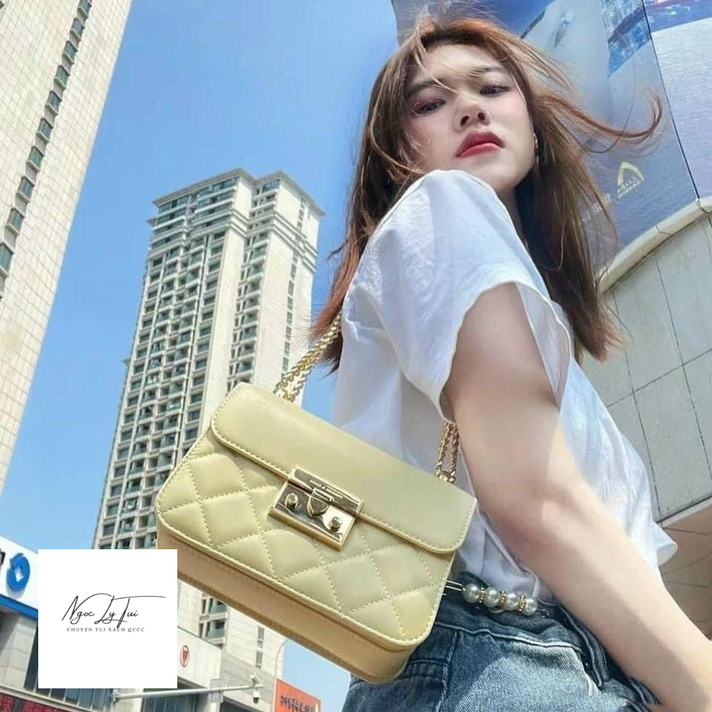 Túi xách nữ CNK đinh trám đủ màu size 19 Hàng L1- T45