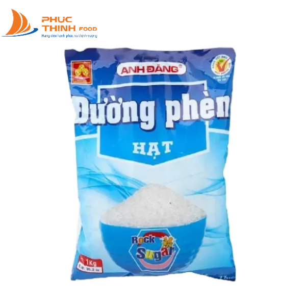 Đường Phèn Trắng Dạng Hạt Anh Đăng Tinh Luyện Túi 500g