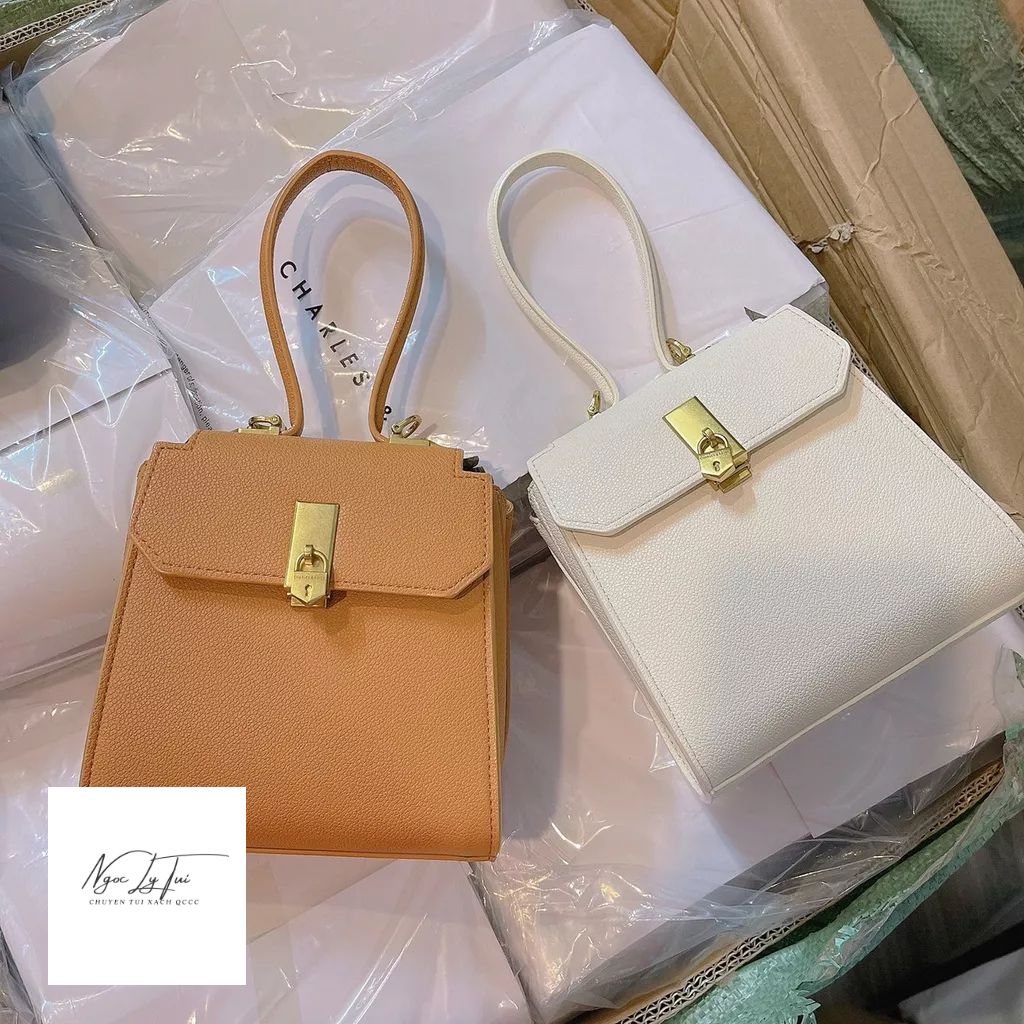 Túi CNK dáng đứng  kèm dây xích + dây đeo chéo