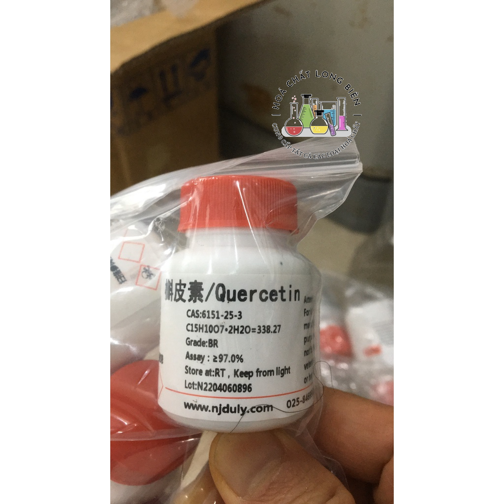 hóa chất Quercetin cas:6151-25-3 10g