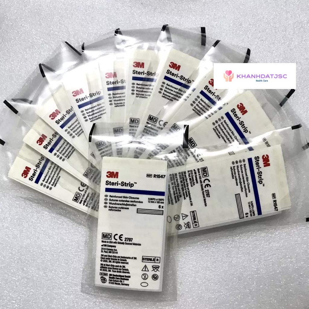 Băng y tế thay chỉ khâu da 3M STERI – STRIP R1546, R1547