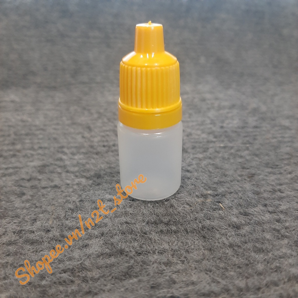 Lọ nhựa rỗng 5ml (combo 100 lọ) đựng nước nhỏ mắt bao gồm nắp có ...