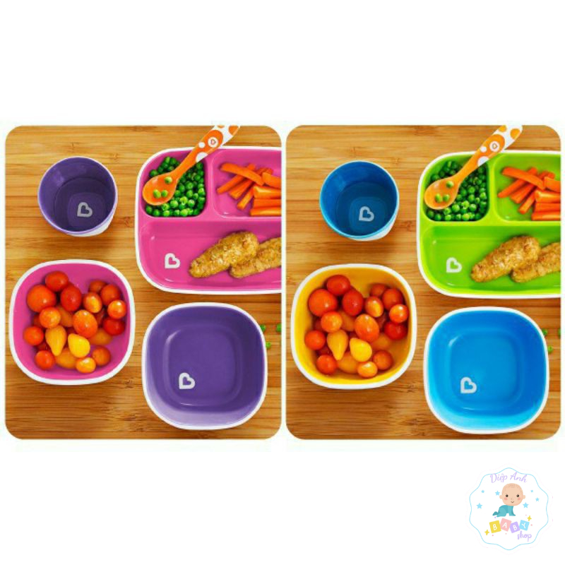 Bát ăn chống trượt Munchkin cho bé ăn dặm, bát tập ăn dặm cho bé