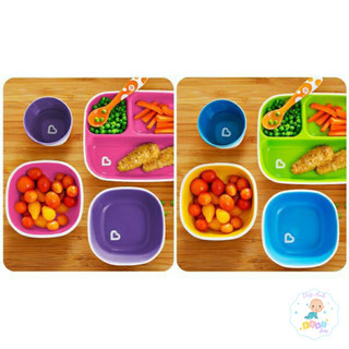 Bát ăn chống trượt Munchkin cho bé ăn dặm, bát tập ăn dặm cho bé