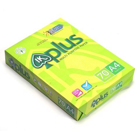 Giấy A4 Ik Plus định lượng 70gsm, 500 tờ/ram