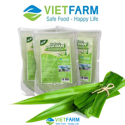 Thạch Nha Đam VIETFARM Sản Phẩm OCOP 4 sao Hương Lá Dứa 500gr