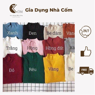 Áo Len Tăm Cổ 3 Phân🍁FREESHIP🍁Áo len cổ 3p Len Quảng Châu 3cm 12 màu