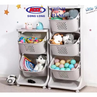 Kệ đựng đồ đa năng có bánh xe 3008 song long