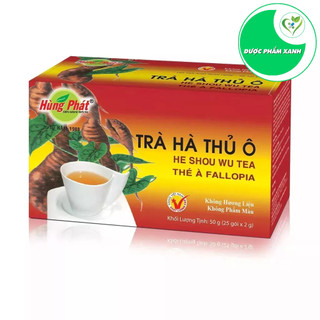 TRÀ HÀ THỦ Ô (25Gói x 2G) - THƯƠNG HIỆU HÙNG PHÁT