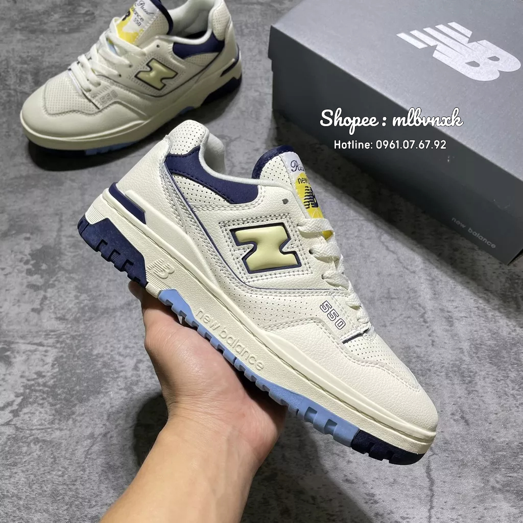 ẢNH THẬT / VÀNG - Giày Sneaker New_Balance_NB550_Siêu_Cấp - GIẦY THỂ THAO NAM NỮ