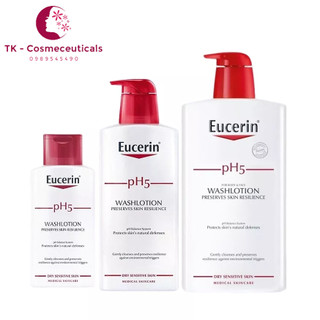 (CHÍNH HÃNG) Sữa Tắm Eucerin pH5 Washlotion Sữa Tắm Cho Da Nhậy Cảm, Da Nhờn, Rôm Sẩy