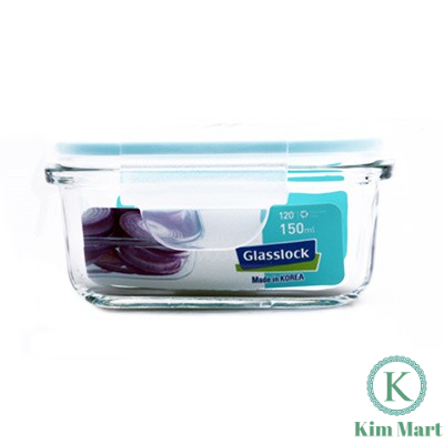 Hộp thủy tinh trữ đồ ăn dặm Glasslock MCRB015 150ml Hàn Quốc.