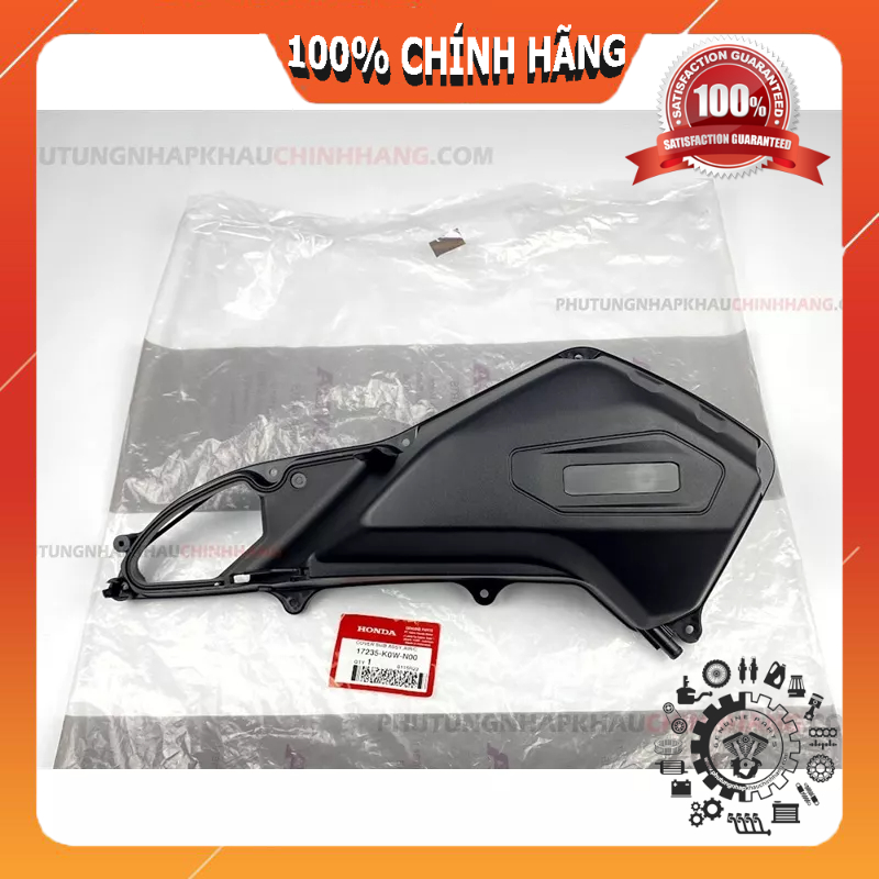 Nhựa nhám ốp lọc gió ADV 150 2019, PCX 150 2017 Pô e Chính hãng Honda 17235K0WN00 / 17235-K0W-T00