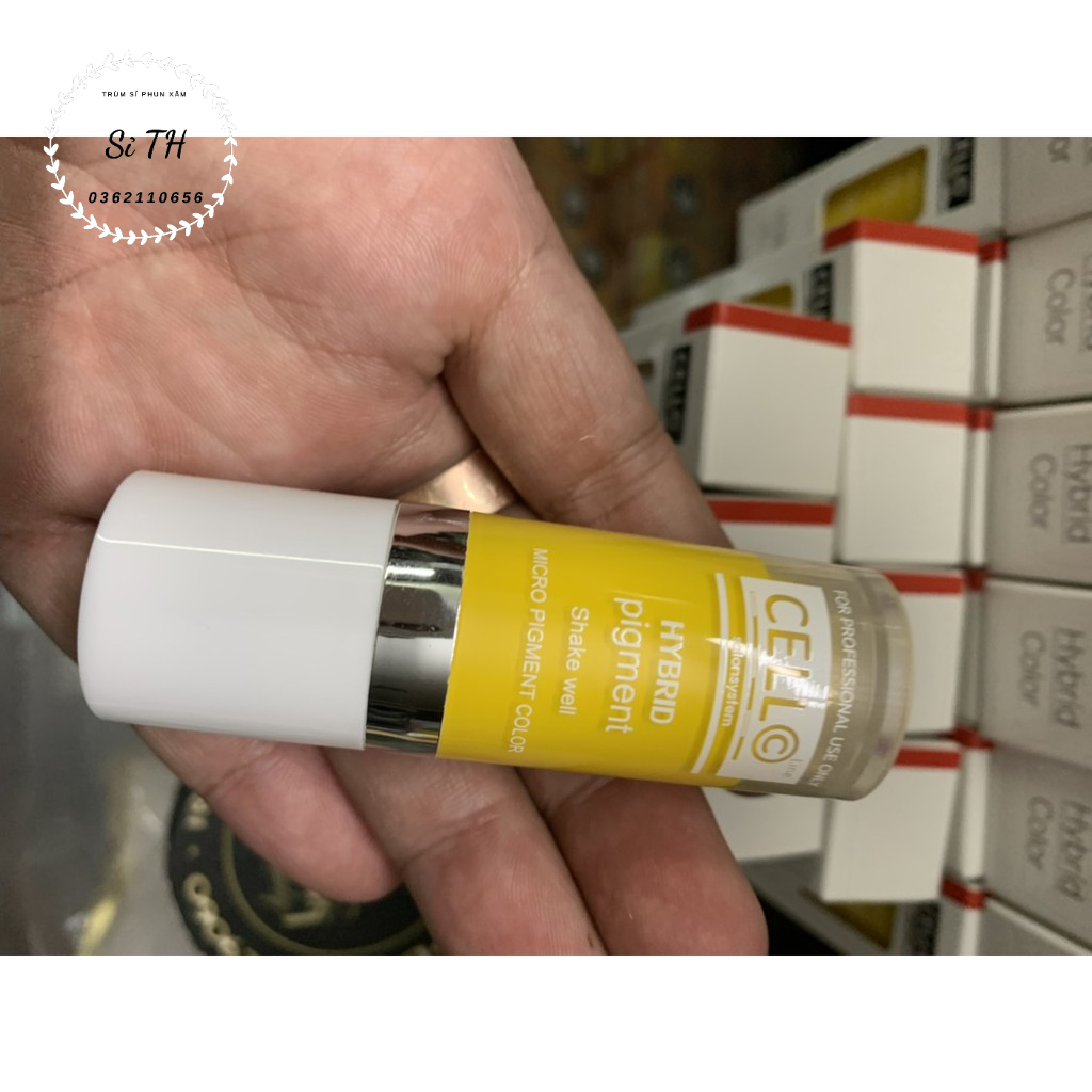 Mực Phun Xăm Vàng Chanh Cello